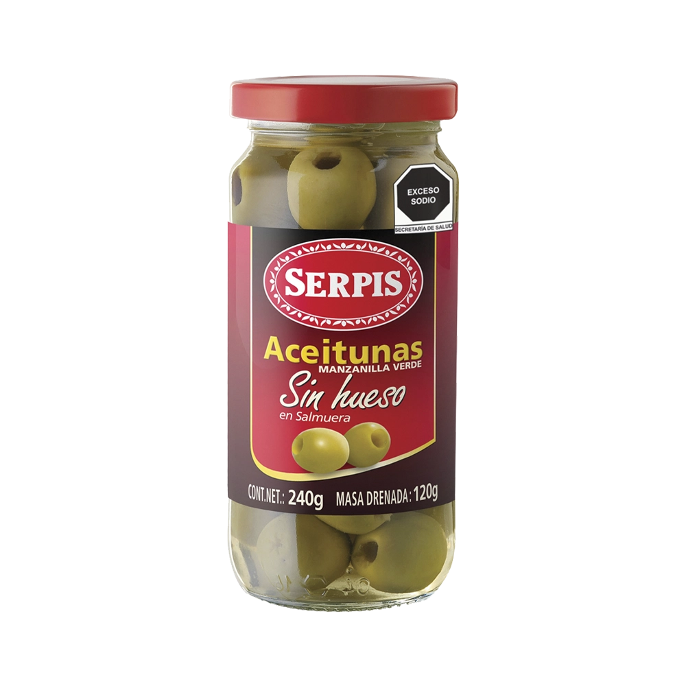 Aceituna Manzanilla sin Hueso 240g