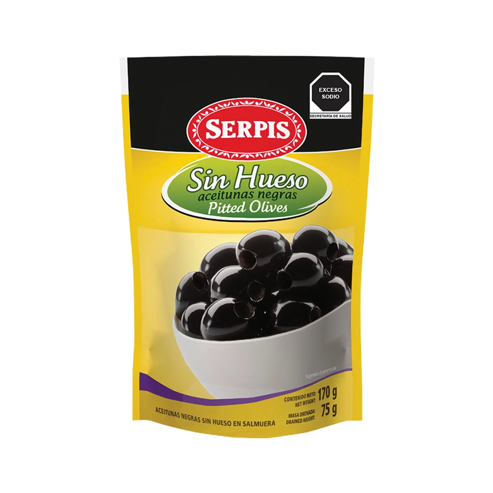 Aceituna Negra sin Hueso 170g Aceituna Negra sin Hueso 170g