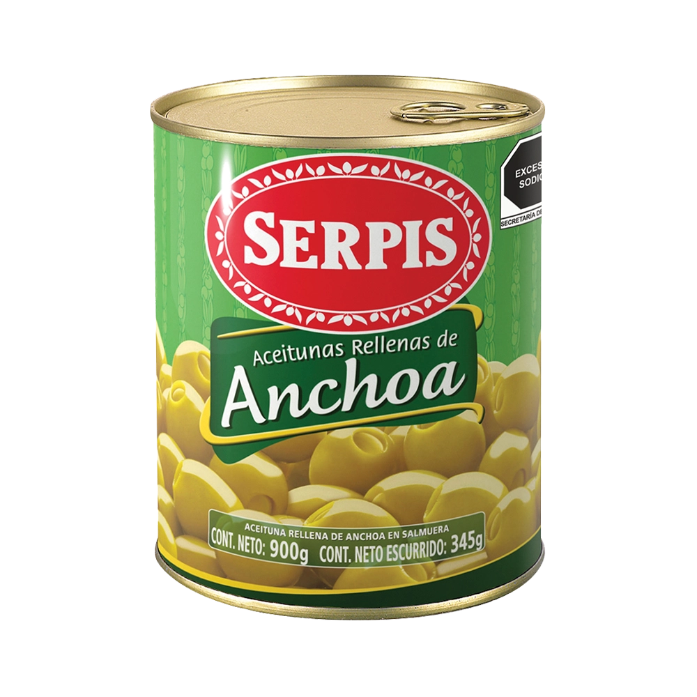 Aceituna Rellena de Anchoa 900g