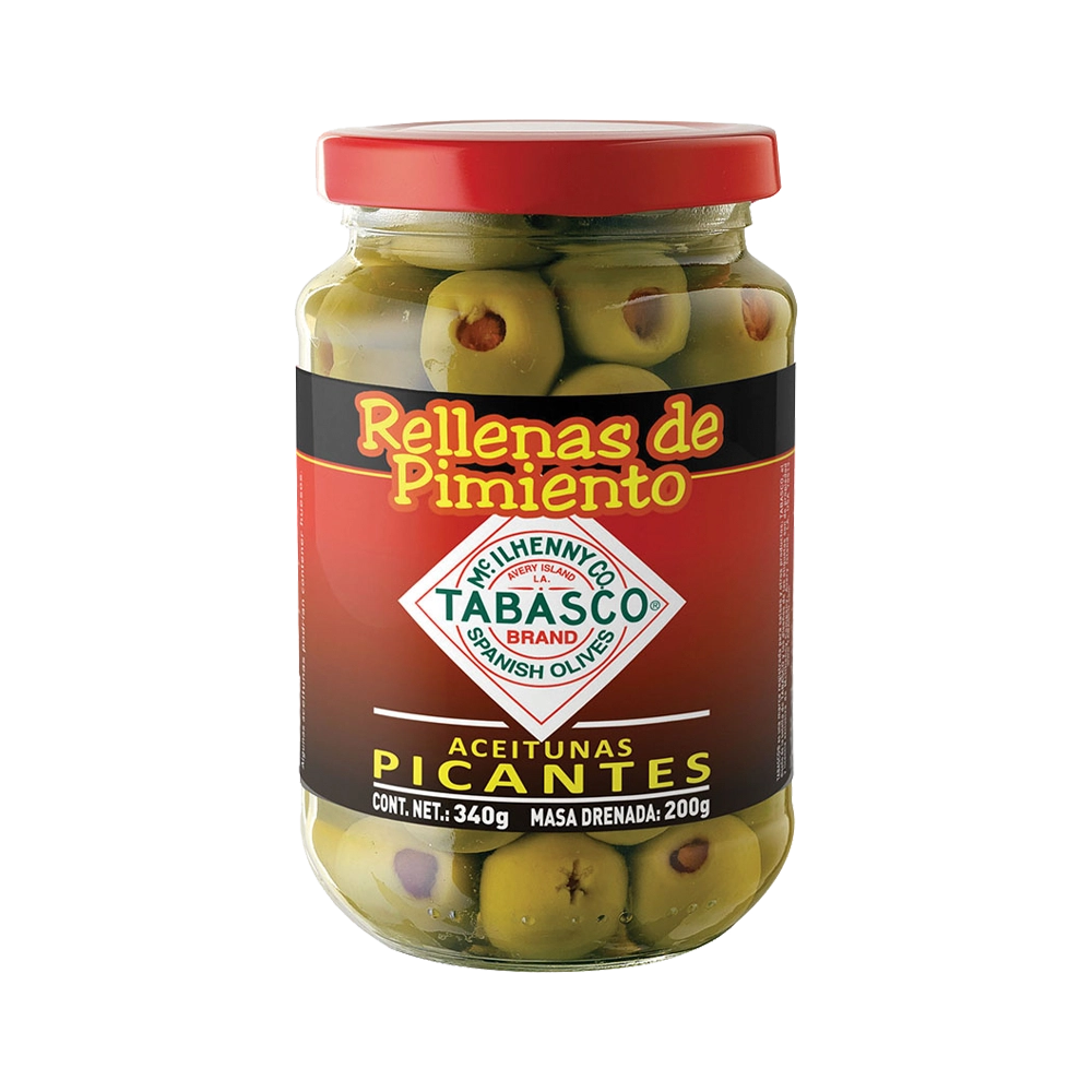 Aceituna Rellena de Pimiento al Tabasco 340g