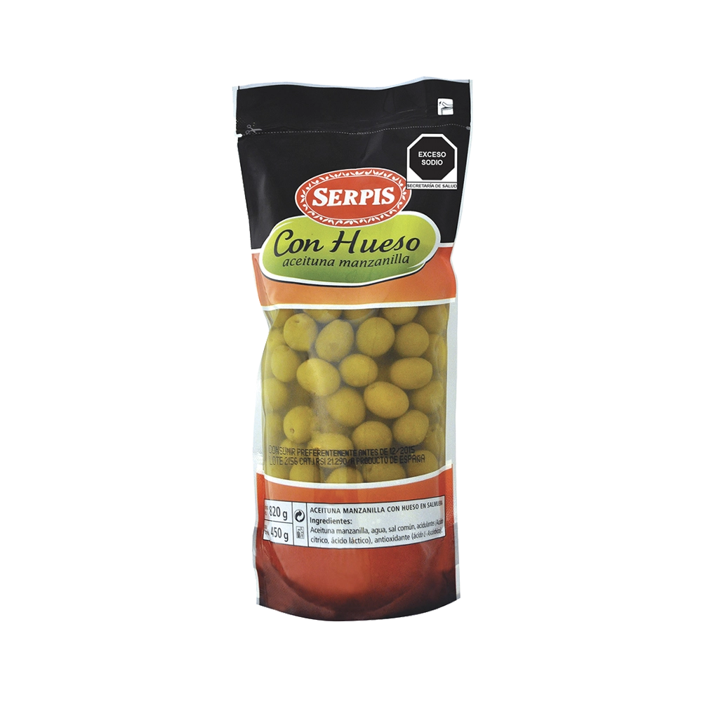 Aceituna con Hueso 820g Aceituna con Hueso 820g