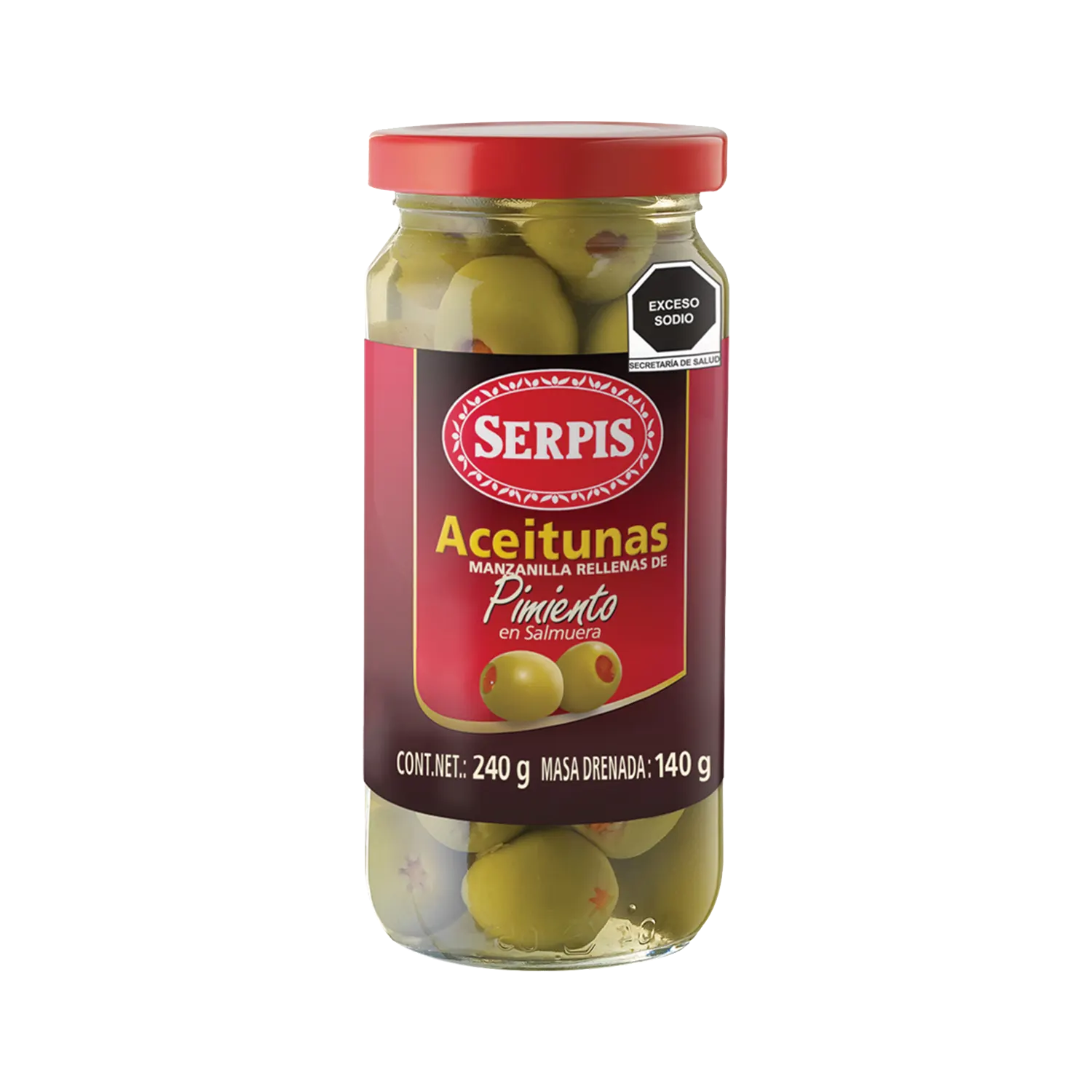 Aceituna Rellena de Pimiento 240g Aceituna Rellena de Pimiento 240g