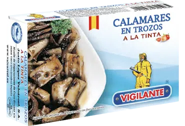 Calamares en trozos a la tinta Calamares en trozos a la tinta