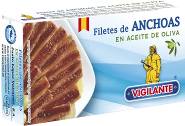 Filete de anchoas en aceite de oliva Filete de anchoas en aceite de oliva