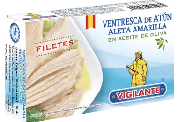 Ventrasca de atún aleta amarilla en aceite de oliva Ventrasca de atún aleta amarilla en aceite de oliva