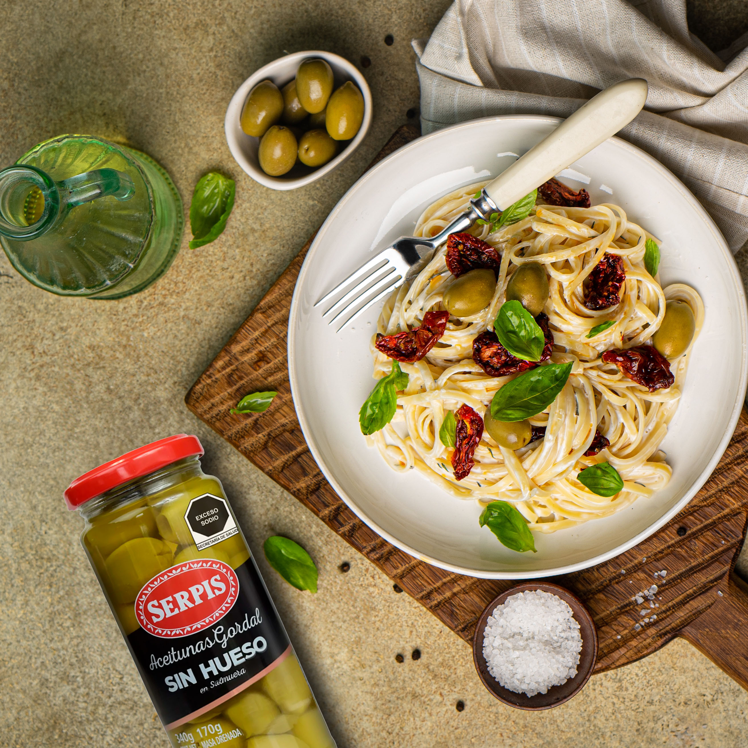 Pasta-con-aceitunas Pasta-con-aceitunas