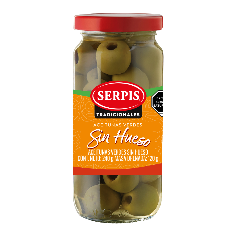 Aceituna Manzanilla sin Hueso 240g