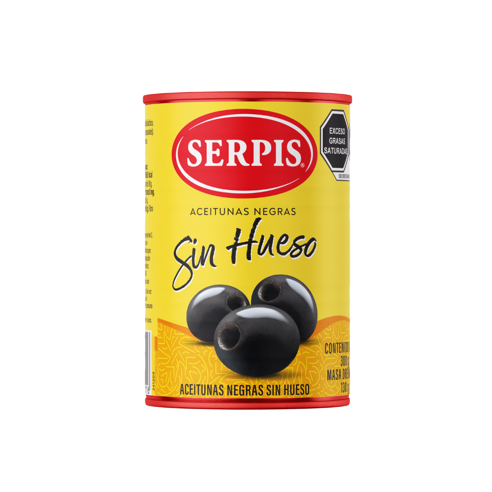 Aceituna Negra sin Hueso 350g