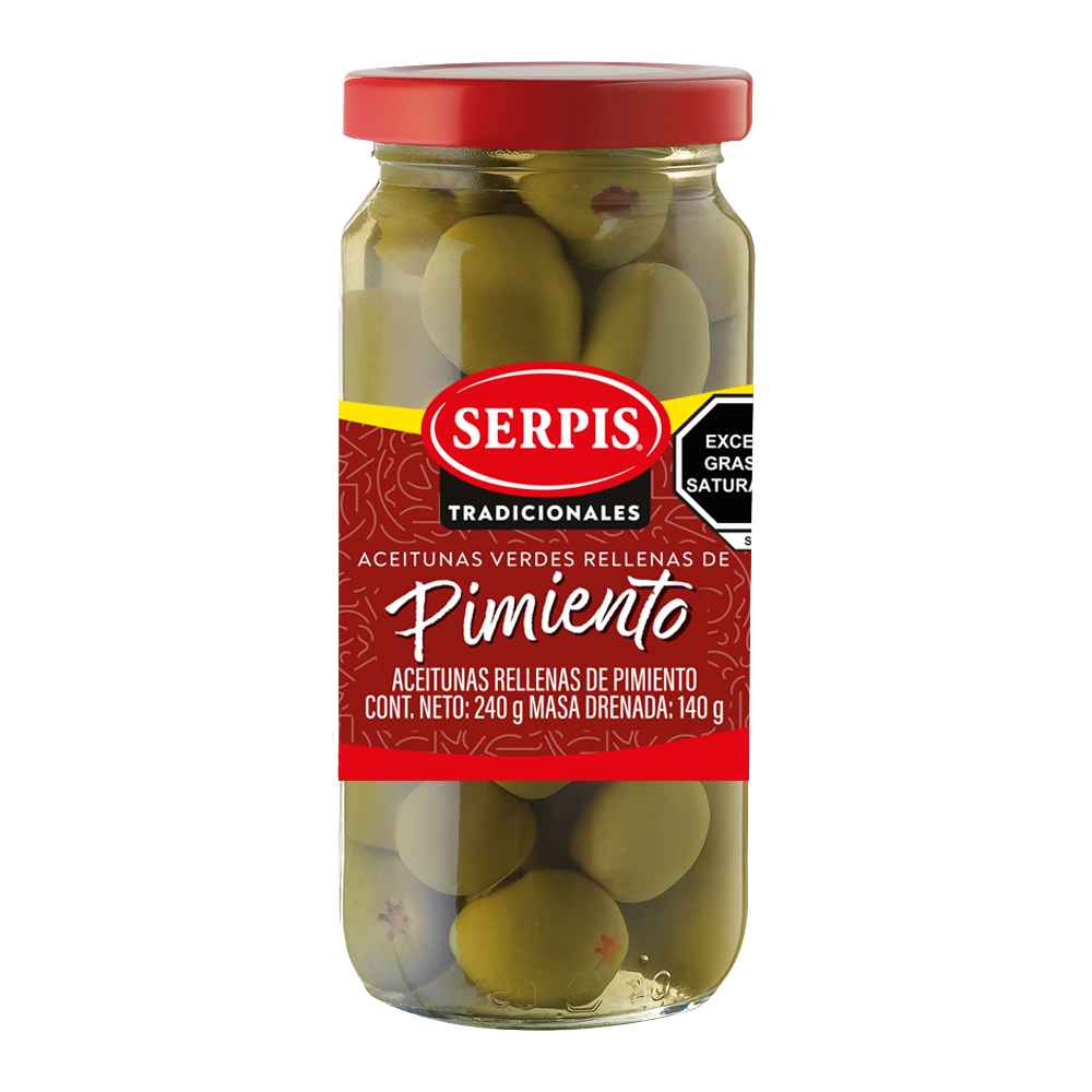 Aceituna Rellena de Pimiento 240g