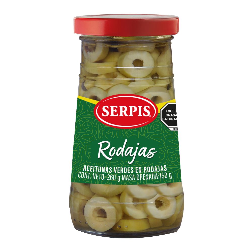 Aceitunas verdes en rodajas 260g
